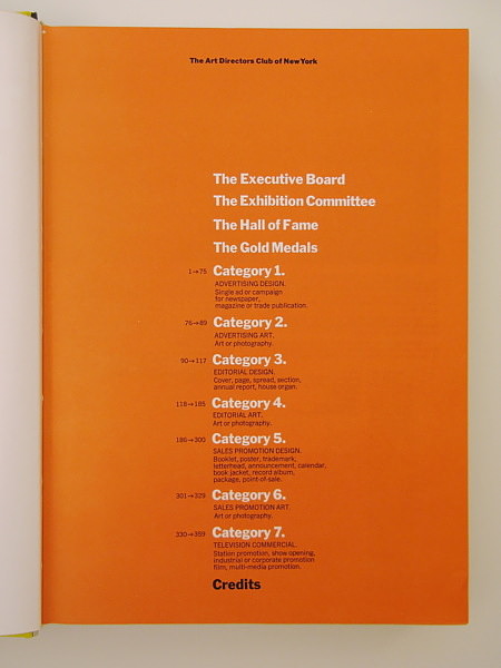 1971 Art Director's Club of New York Hall of Fame Inception | Paul
